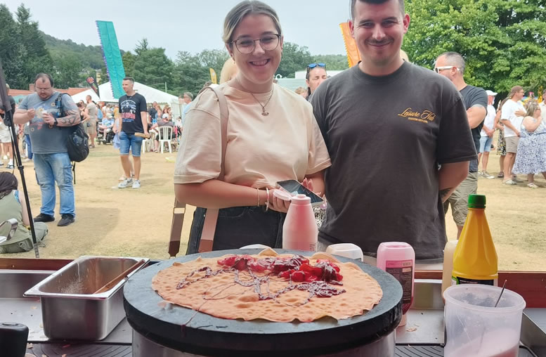 Fresh savoury crêpes