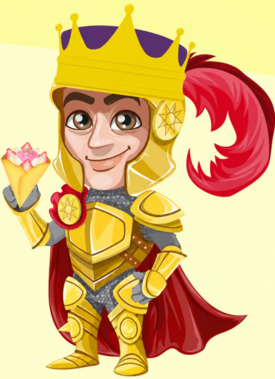 The Crêpe King logo